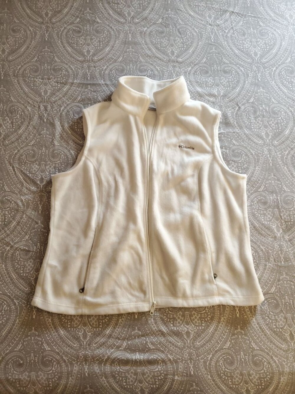 White Fuzzy Vest